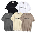 NEW Essentials Logo Crew Neck Short Sleeve T-Shirt Mens Womens Basic Casual Top