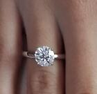 2.5 Ct Classic 4 Prong Round Cut Diamond Engagement Ring VS1 D White Gold 14k