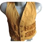 Vintage Shooting Vest Small Mens 1960s Westernfield Wards Shell Pockets canvas