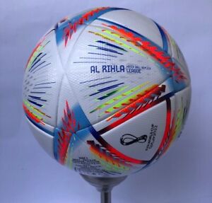 Adidas FIFA World Cup 2022 Qatar Al Rihla Football Match Soccer Ball Size-5 US