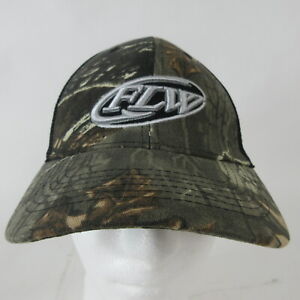 FLW Fishing League Worldwide Realtree Camouflage Hat Camo Mesh Strapback Cap