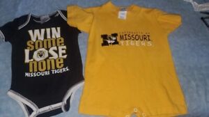 2 Pieces MU Baby Clothes - 3-6 Months - Mizzou - University Of Missouri Tigers