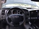 Toyota TUNDRA 2007-2013 Piano Black wood genuine leather steering wheel-SPORTS