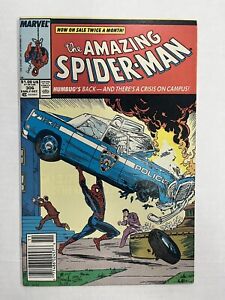 Amazing Spider-Man #306 FN+ Newsstand Action Comics #1 Homage Marvel Comics C272