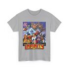 Infinity Inc T-Shirt - DC Comics - Huntress, Jade, Obsidian - Jerry Ordway Art