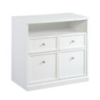 Sauder 421407 Craft Pro Series Storage Cabinet, White Finish