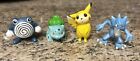 Pokemon Tomy Lot Of 4 Vintage Miniature Figures Pikachu Bulbasaur