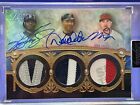 2022 Topps Dynasty Ken Griffey Jr. Mike Trout Jeter Game Used Patch Auto 5/5