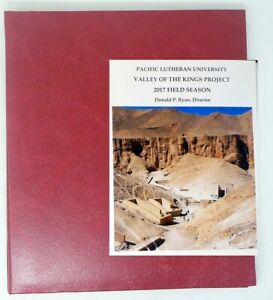 2017 Signed Egypt Photograph Album Archaeological Dig Pacific Lutheran KV50 Tomb