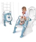 Toddler/Kids Potty Training Toilet Seat with Safety Stool Ladder & Splash Guard