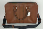 NEW COACH F72309 Bond Briefcase Smooth Leather Brown Laptop Bag Authentic