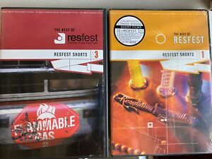 Lot of 2 The Best of Resfest DVDs Resfest Shorts Volume 1 & Volume 3