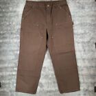 Carhartt B136 DKB Loose Fit Duck Double Knee Front Utility Work Pants 36x30