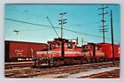 Chicago Aurora And Elgin, Trains, Transportation, Vintage Postcard