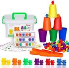 Bmag Counting Bears with Matching Sorting Cups,Number Color  Assorted Sizes