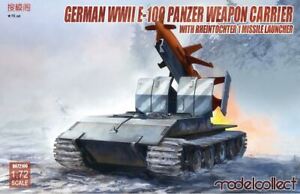 Modelcollect 1/72 German WWII E-100 carrier with Rheintochter 1 missle launcher