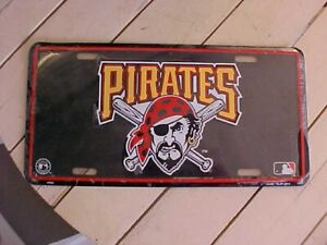 Pittsburgh Pirates LICENSE PLATE, 6X12