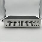 Realistic 31-2000 Coil-based 10-Band Stereo Graphic Equalizer  Clean Works Good!
