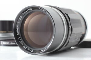 New Listing[MINT w/Hood] Canon 135mm f/3.5 Portrait MF Lens L39 LTM Screw Mount From JAPAN