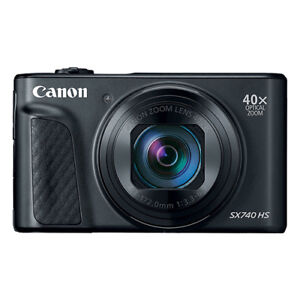 Canon PowerShot SX740 HS 20.3MP 4K Digital Camera 40x Optical Zoom Wi-Fi Black