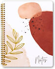 ZICOTO Aesthetic Spiral Notebook Journal For Women - Cute Abstract 10.5