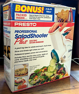 Presto Professional Salad Shooter Plus Vintage New in OPENED BOX - Sealed Inside