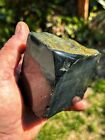 Feather River CA Canyon “Boots” Black Nephrite Jade Select Cut Block