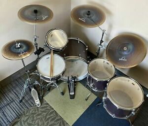 5 PC SALUDA LOW VOLUME CYMBALS SET 14HH, 16, 18, 20 (Video File) Durable