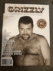 Rare American Grizzly Magazine Premier Issue #1 - Gay Bear Erotic Colt Mature