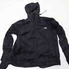 North Face hooded Windbreaker Black Jacket 100% Nylon Mens Small