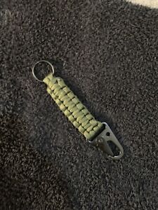 Paracord Lanyard Keychain w/ Carabiner Survival Tactical