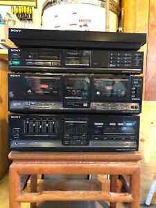 Sony Stereo Component Audio System (Vintage Est 1986) SEN-400/450