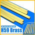 H59 Brass Flat Bar Stock 500mm Length Metal Brass Strip Row Plate Thk 3/4/5/6mm