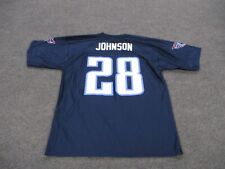 Tennessee Titans Chris Johnson Jersey Adult L #28 Football Reebok Home Mens