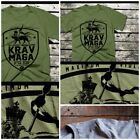 Krav Maga t-shirt martial arts military lethal self defense fighting lion crest