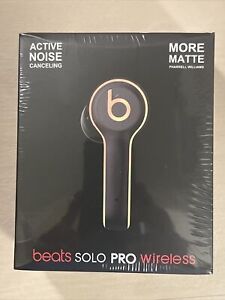 New Beats By Dre Solo Pro 6 Wireless In-Ear Buds-Black/Gold-Sealed!