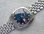 January 1974 Rare Vintage Seiko 6119 7103 Blue Automatic Bracelet Watch
