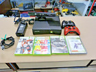 Microsoft Xbox 360 S Slim & Kinect Black Console Bundle Tested 4 GAMES/2 CONTROL
