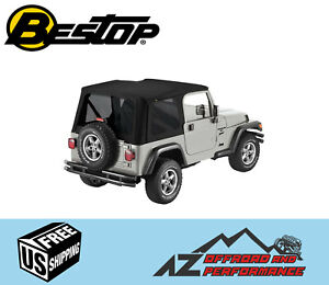 Bestop Replace A Top - Black Twill For 97-06 Jeep Wrangler TJ 79841-17  (For: Jeep Wrangler)