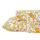 Vintage Floral Queen Sheet Set Autumn Yellow Floral Printed Queen Bed Sheet S...