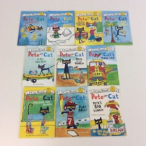 Pete the Cat Litwin I Can Read Preschool Kindergarten 1st 2nd Grade 10 Book Lot