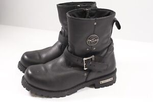Milwaukee Leather Classic Engineer Boots Men's Sz 12 US 45 EUR Black Motorcycle