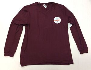 West Loop Women's Long Sleeve Burgundy Shirt Choose Size, Free Shipping