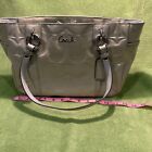 COACH Handbag Purse Or Shoulder Bag Patent Leather Signature C1149-F17728 Cream