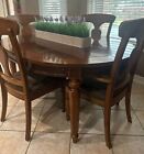 Cherry Dining table With 4 Chairs Set