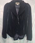 Ladies SMALL Black Peplum Short jacket Limited Edition By Wah Maker Made In USA