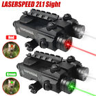 Laserspeed 2L1 Green Red & Infrared IR Dual Beam Laser Sight w/ Pressure