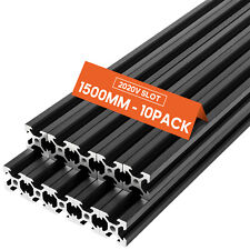 10pcs V Slot 2020 Aluminum Extrusion European Standard 1500mm Length for DIY
