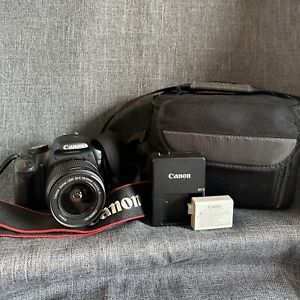 Canon EOS Rebel T1i DSLR Camera & EF-S 18-55mm 0.25m/0.8ft Lens Battery/Charger 