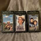 Lot Of 3 VHS Hallmark Hall Of Fame Gold Crown Collector’s Edition Movies